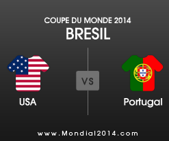 Mondial 2014 - Coupe du Monde 2014 Etats-Unis - Portugal